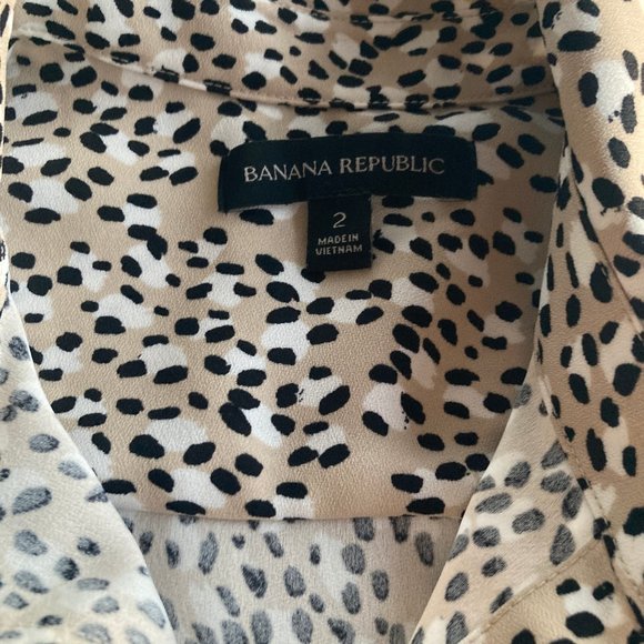 Banana Republic Animal Print Romper Size 2 - Picture 2 of 4